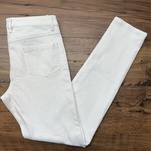 J. McLaughlin Off White Jeans 6 Lexi 4-Way Stretch Denim Skinny Coastal SPOT